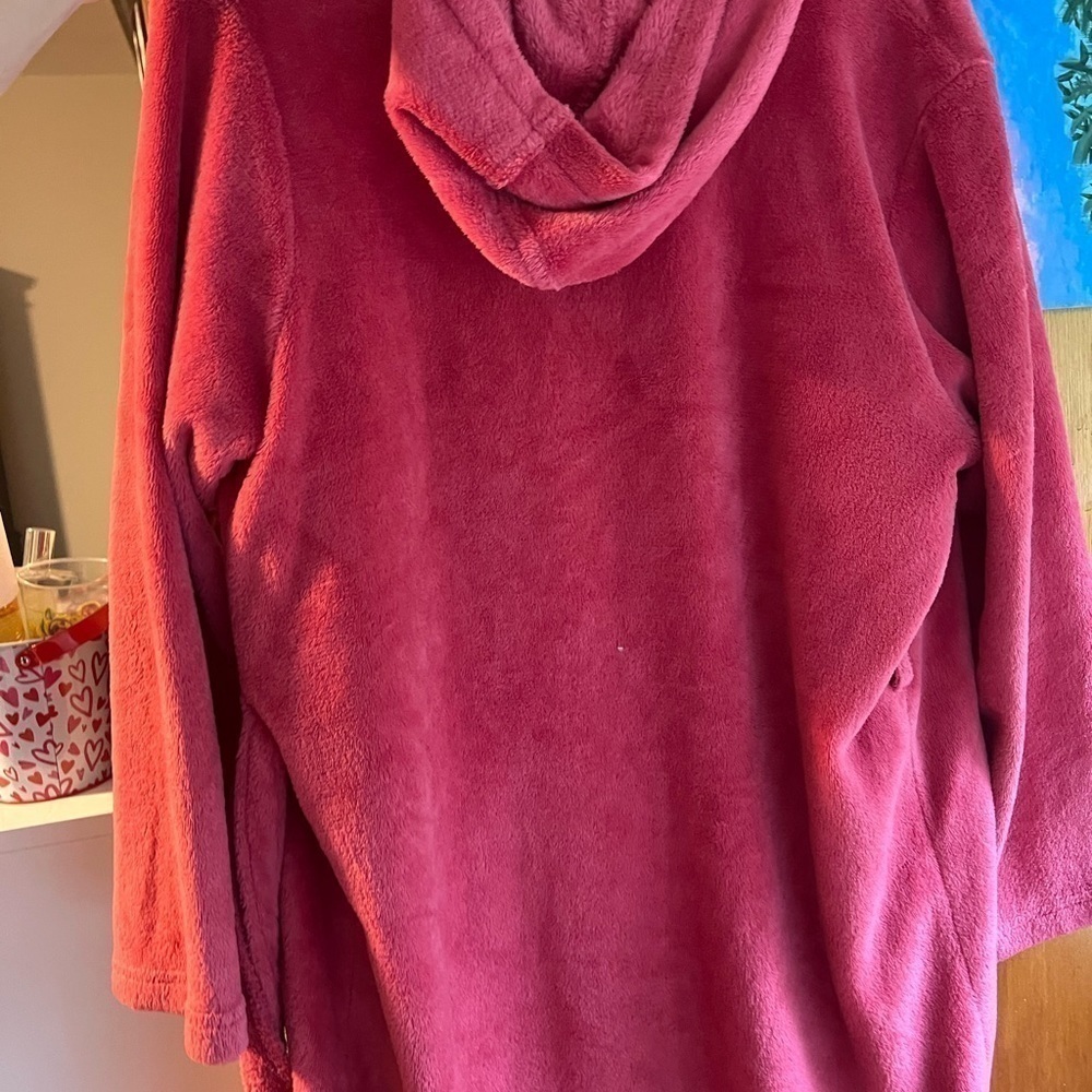 Pink Lands end rob monogrammed “Amelia” size 16 girl - Picture 5 of 5